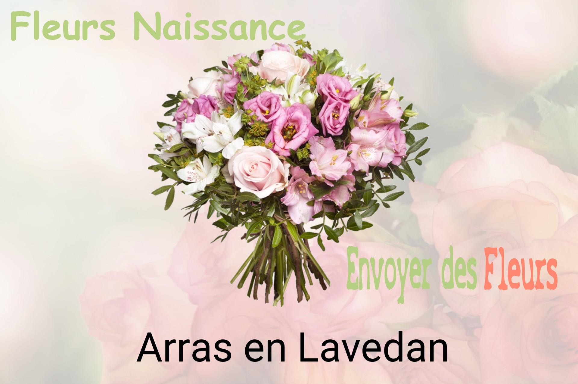 Bouquet de fleurs de naissance livré à Arras-en-Lavedan